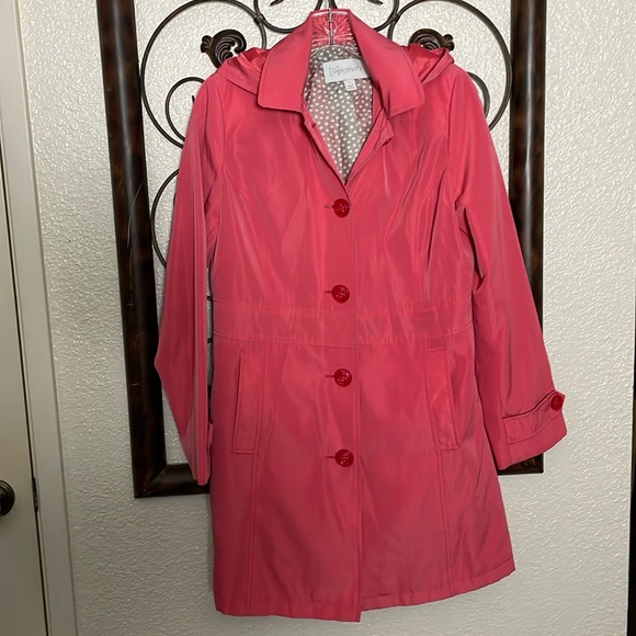 Relativity Jackets & Blazers - Women’s size small relativity button up coral trenchcoat